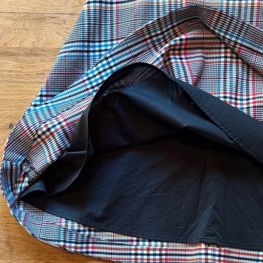 Anthropologie Moulinette Soeurs Blue and Red Plaid Dress - Picture 4 of 9